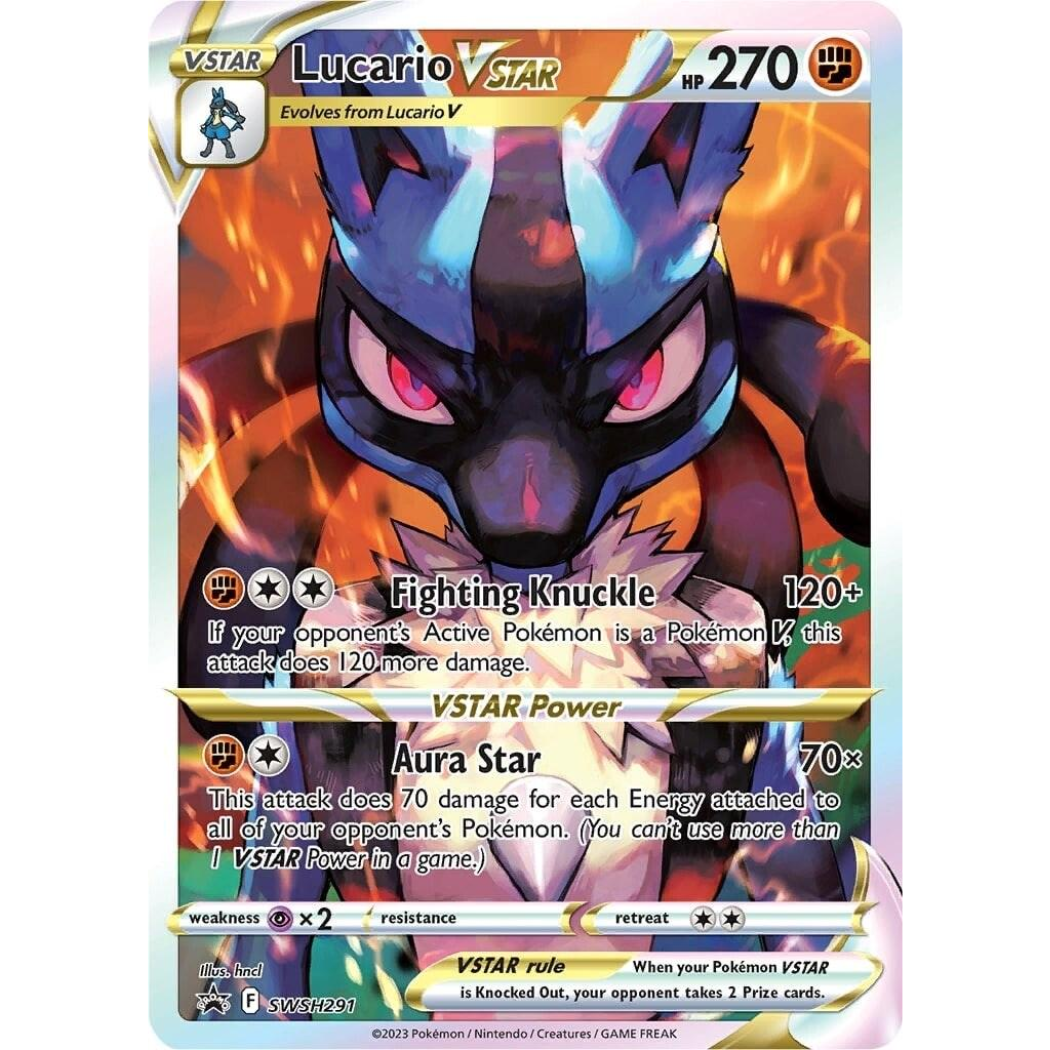 LucarioVSTAR_SWSH291Promo_PSA9