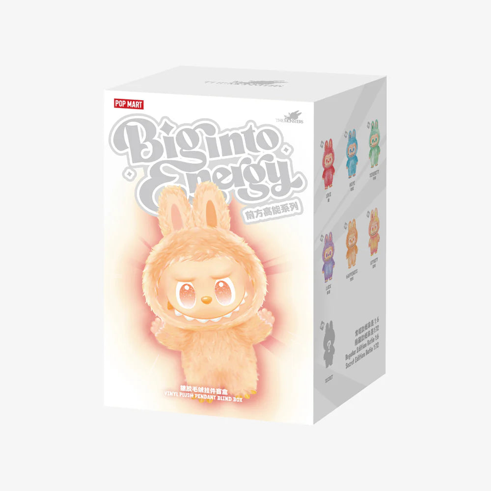 Pop Mart Labubu The Monsters Big Into Energy Vinyl Plush Pendant - Blind Box