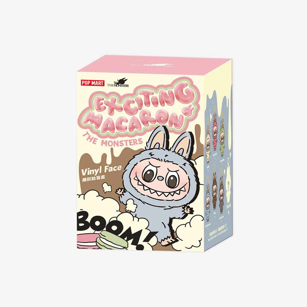 Pop Mart Labubu The Monsters Exciting Macaron Vinyl Face - Blind Box