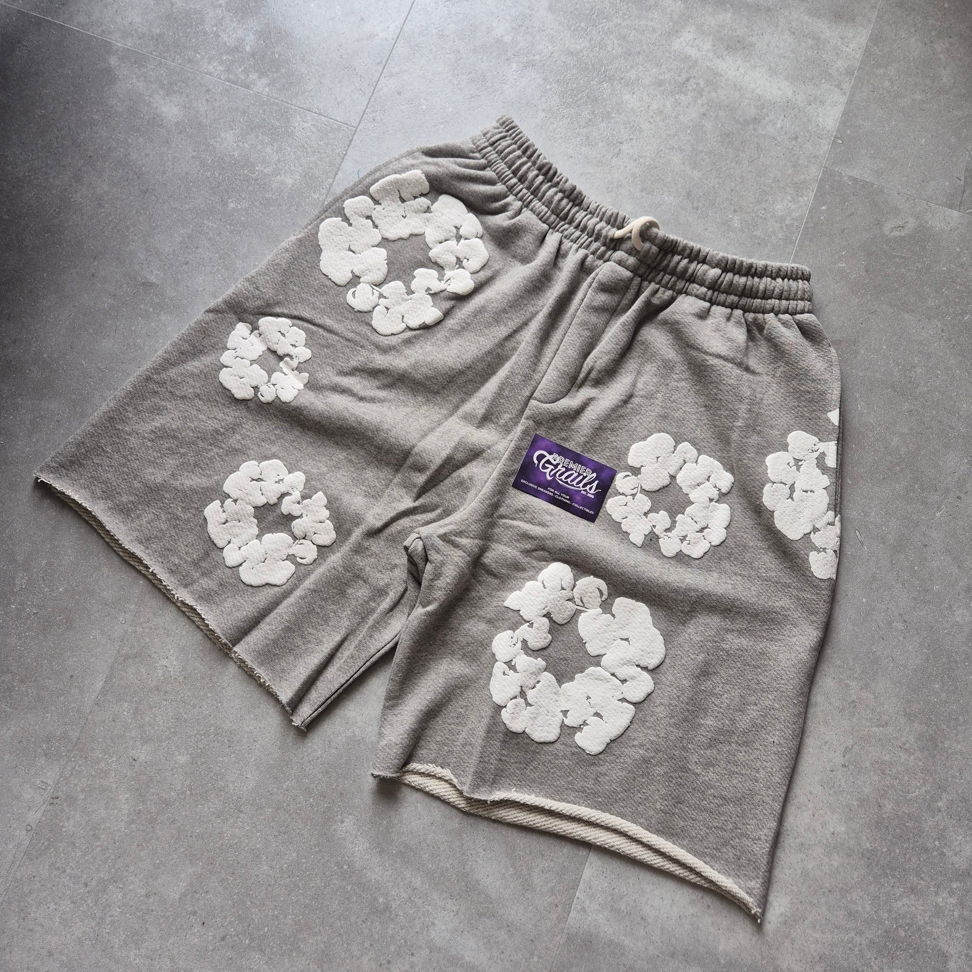 Denim Tears Cotton Wreath Short Grey