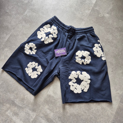 Denim Tears Cotton Wreath Shorts Navy