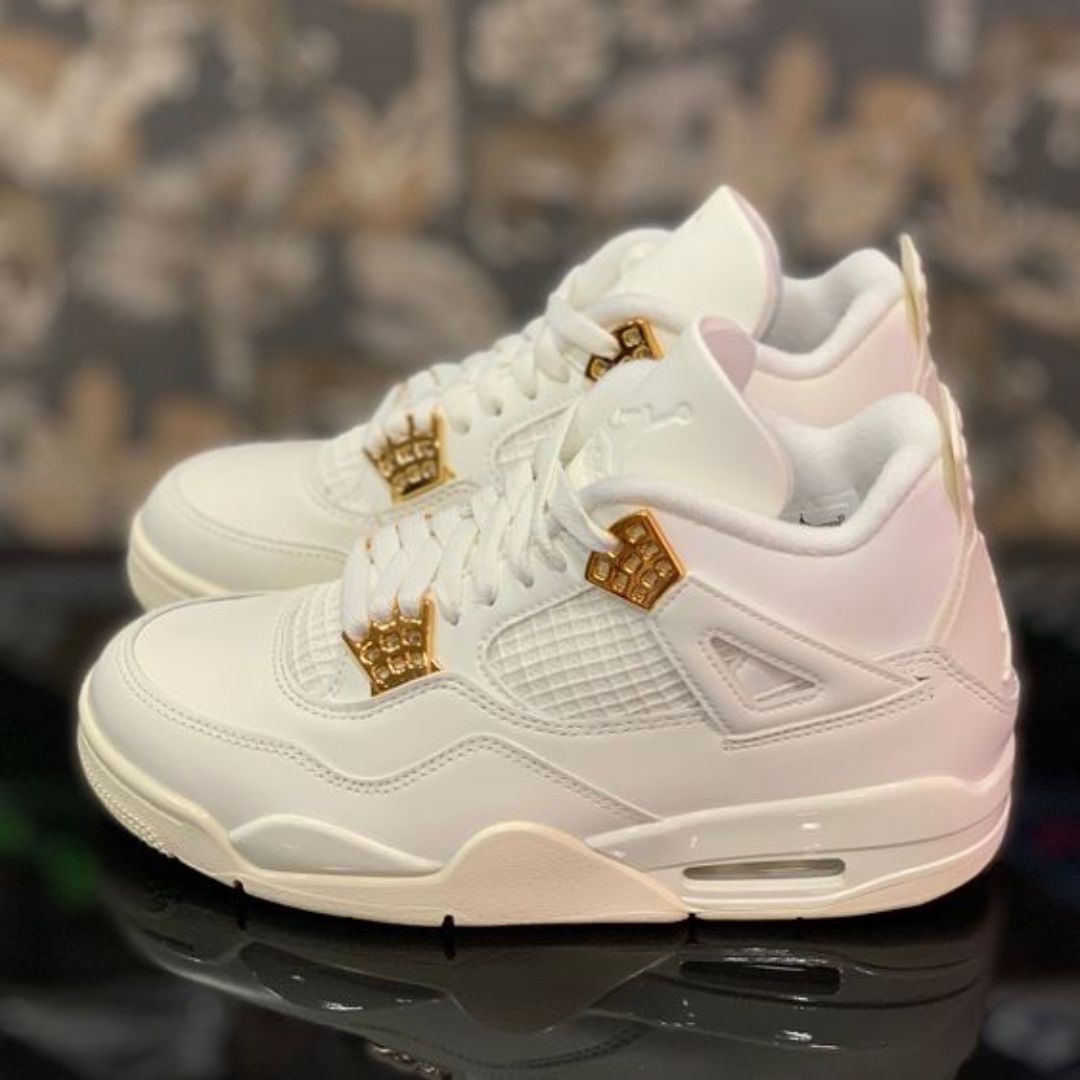 Air Jordan 4 Metallic Gold (Womens)