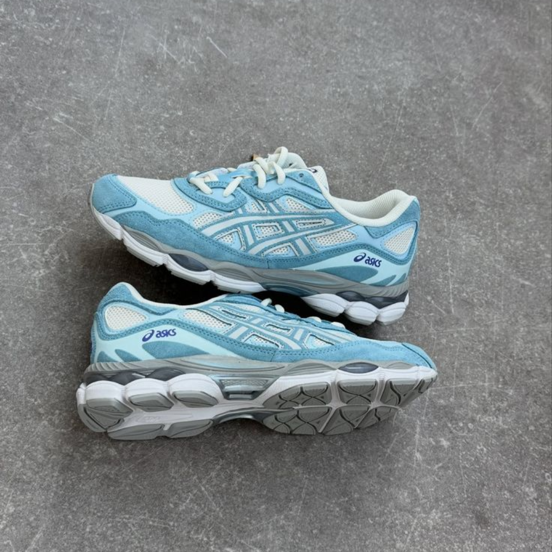 Asics Gel-NYC Cream Arctic Sky Sneakers