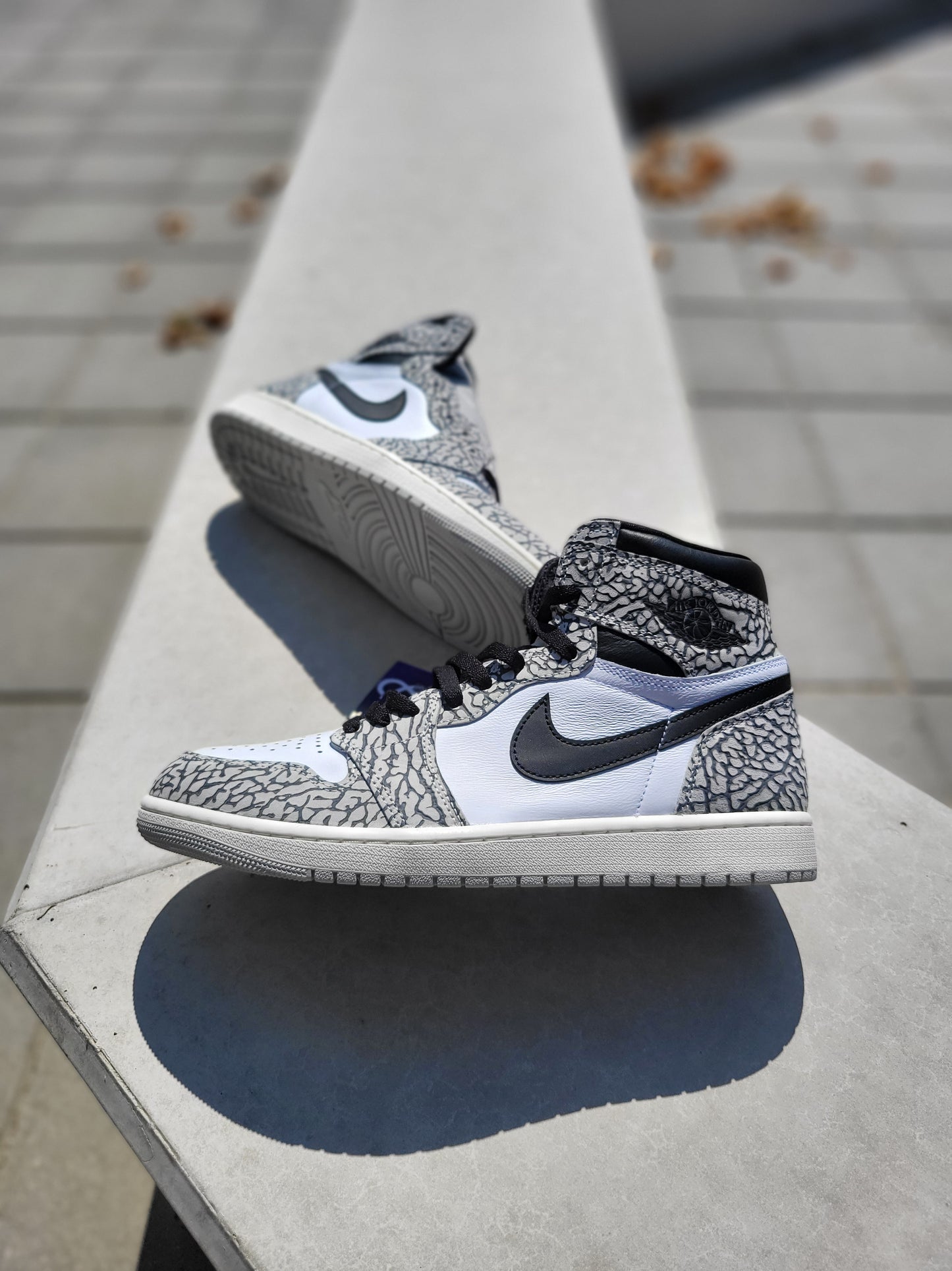 Air Jordan 1 White Cement