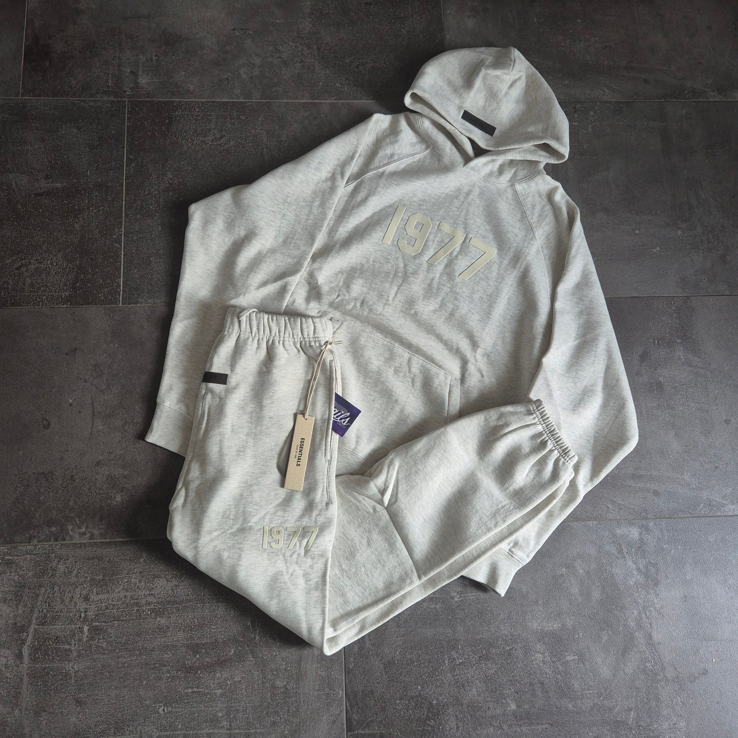 Fear of God Essentials Light Oatmeal 1977 Tracksuit