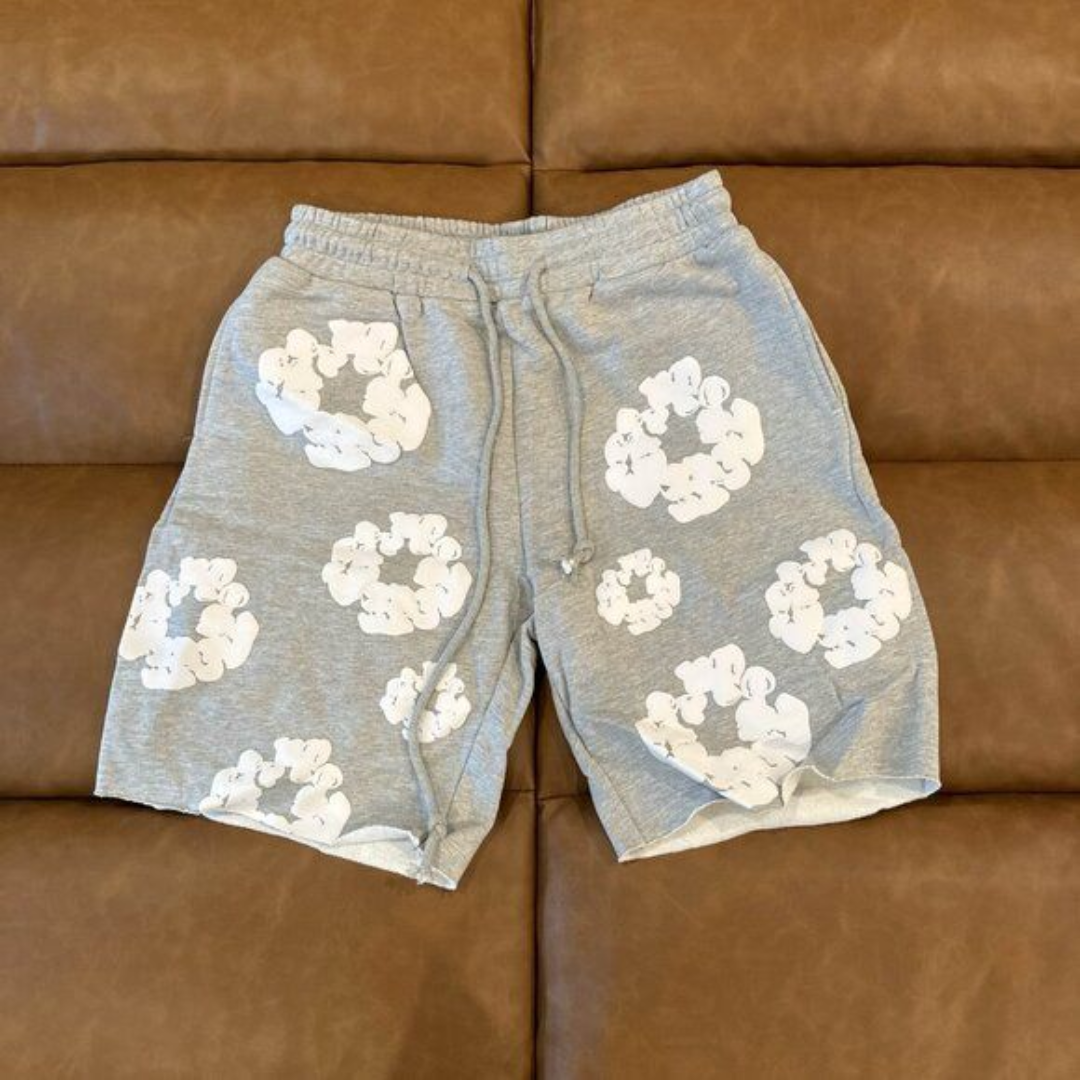 Denim Tears Cotton Wreath Short Grey
