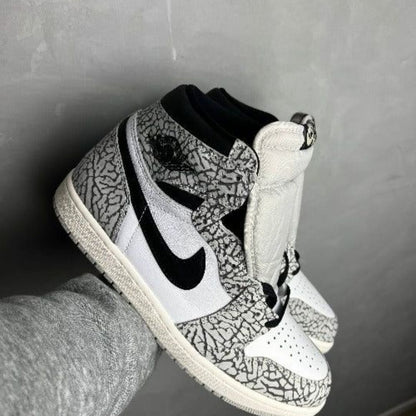Air Jordan 1 White Cement