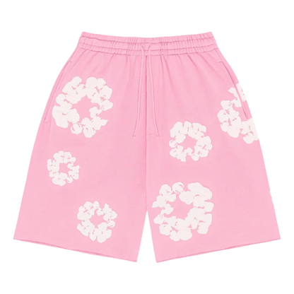 Denim Tears Cotton Wreath Shorts Pink