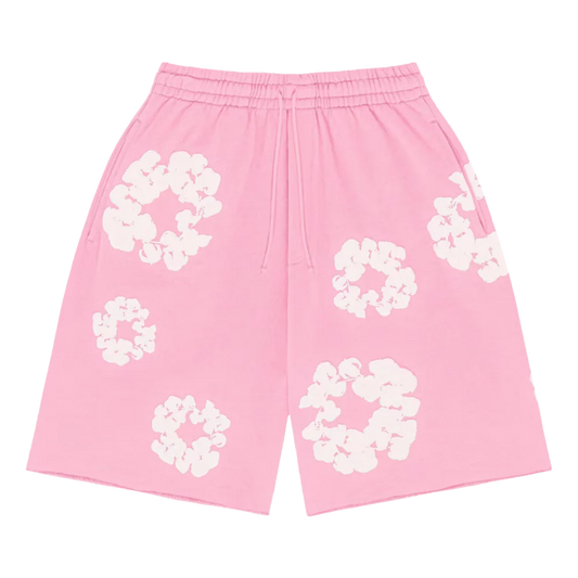Denim Tears Cotton Wreath Shorts Pink