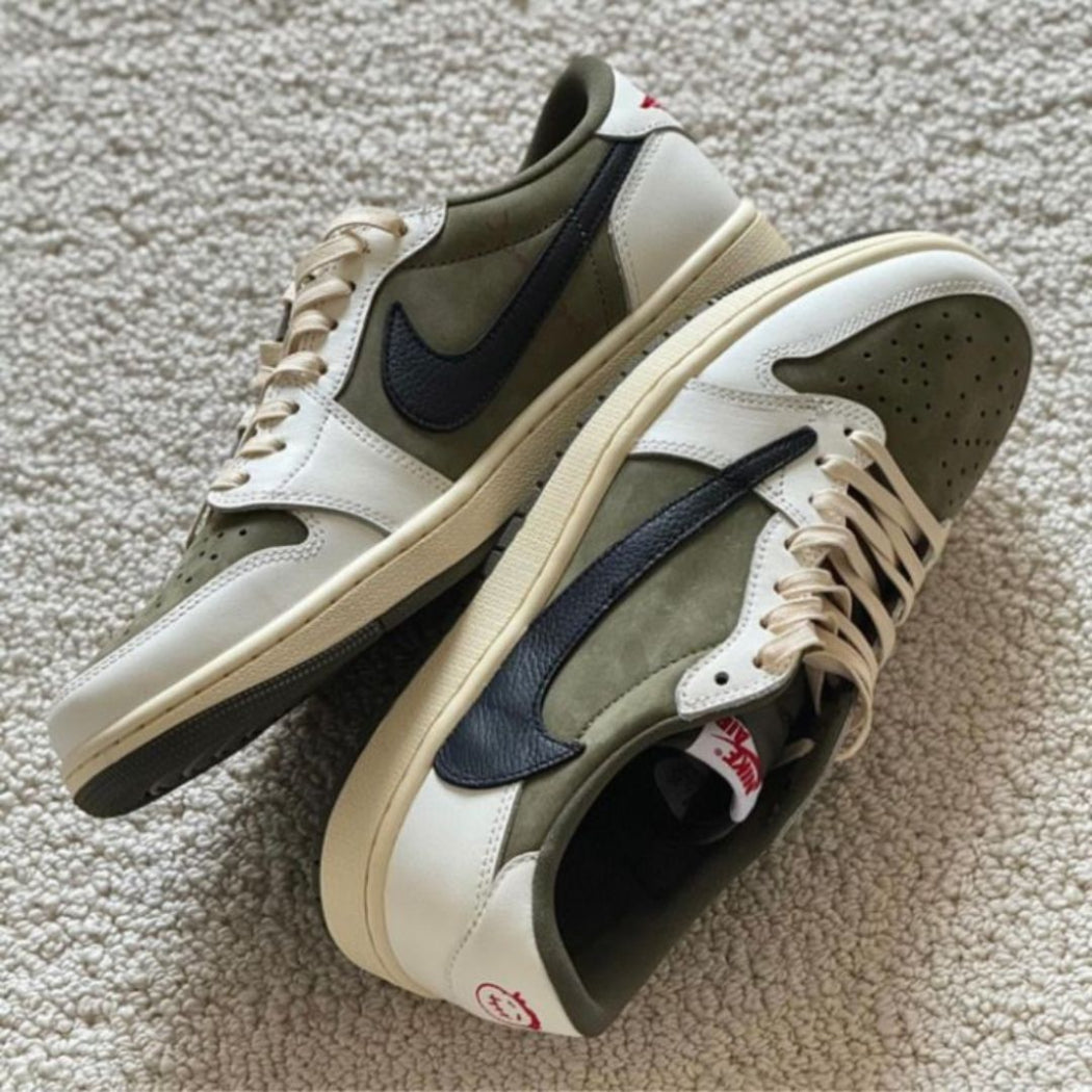 Air Jordan 1 Low Travis Scott Medium Olive 4