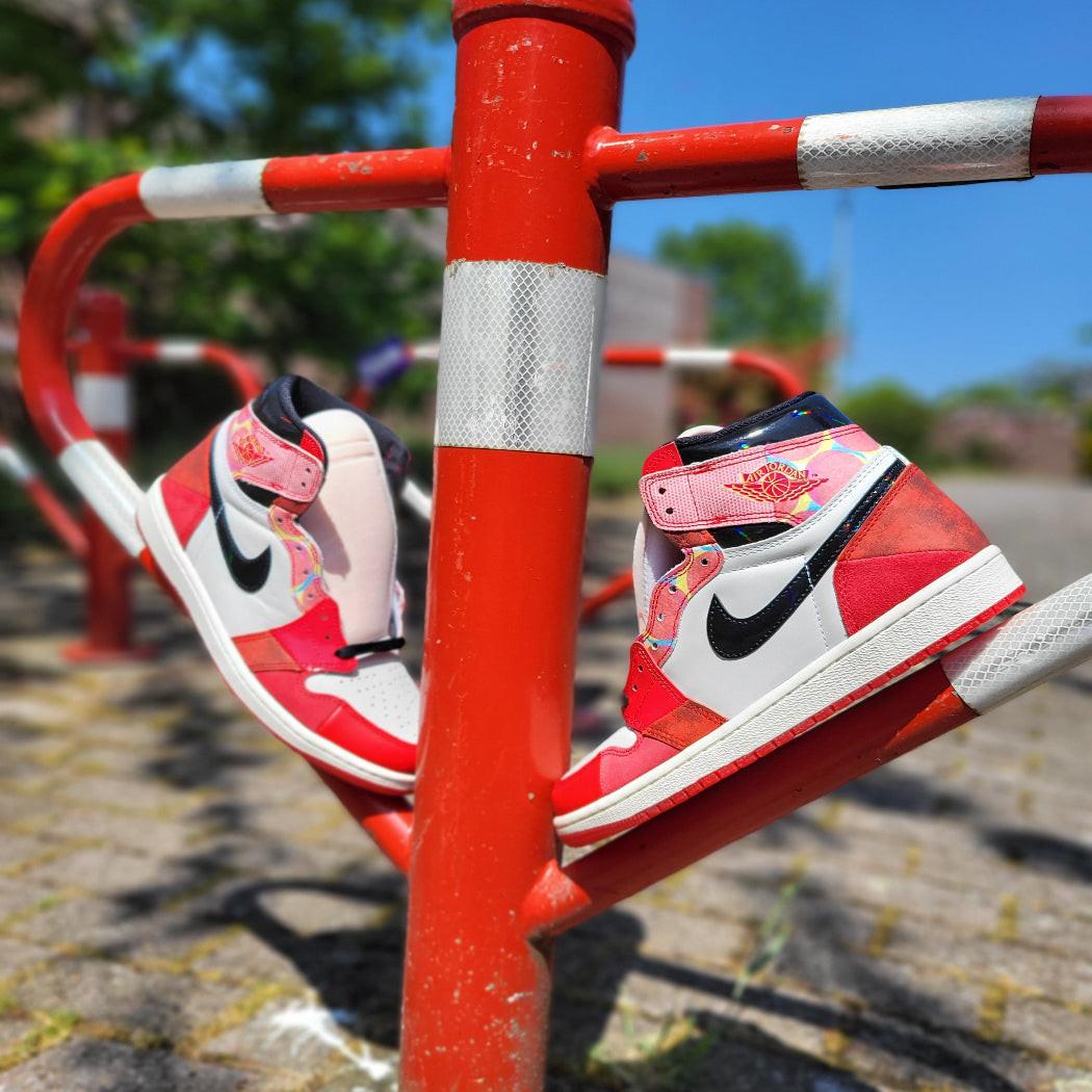 Air Jordan 1 Spider-man across the Spider-verse.