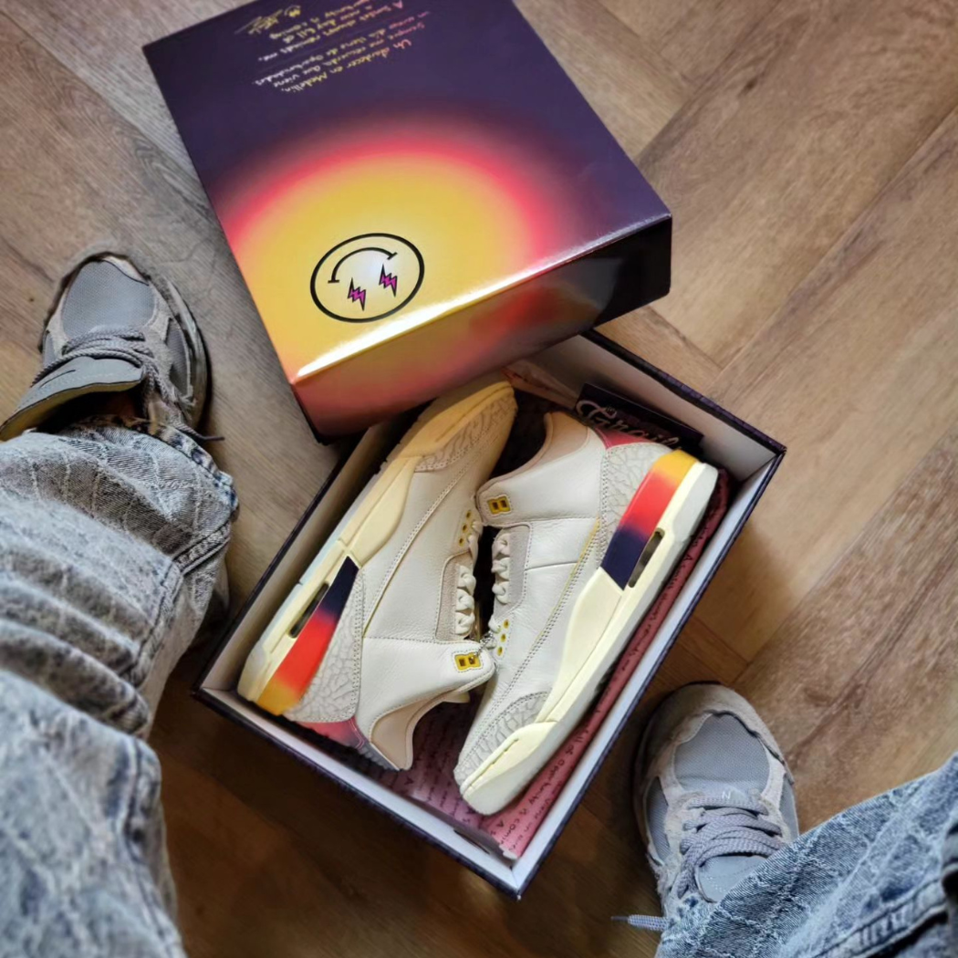 Air Jordan 3 x J. Balvin Medellin Sunset - Premiergrails