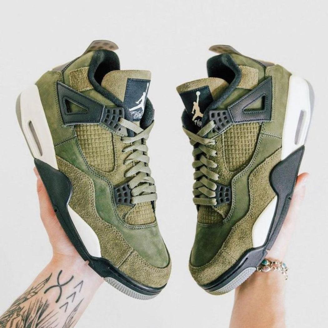 Air Jordan 4 Craft Medium Olive (GS) - Premiergrails