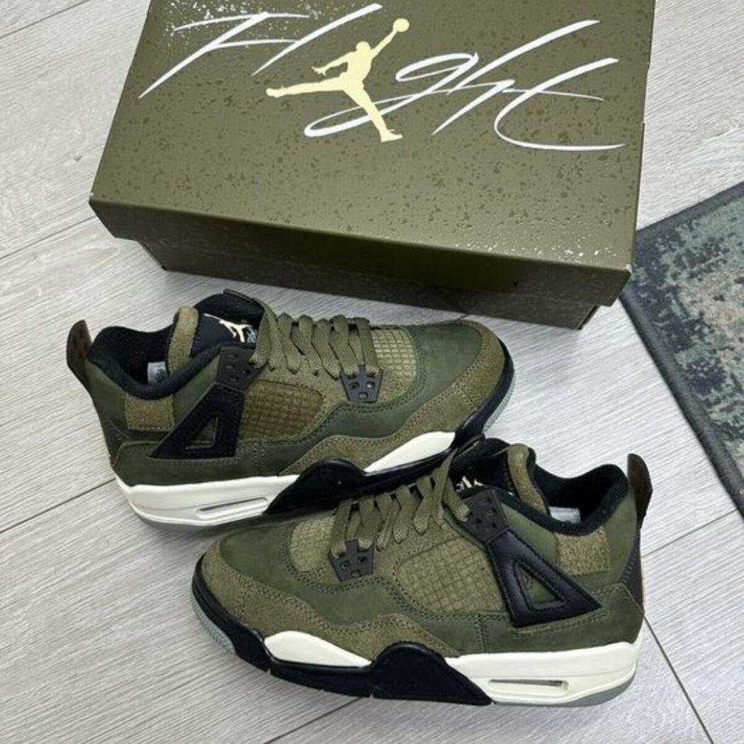 Air Jordan 4 Craft Medium Olive (GS) - Premiergrails
