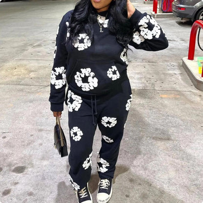 Denim Tears Cotton Wreath Tracksuit Black 2