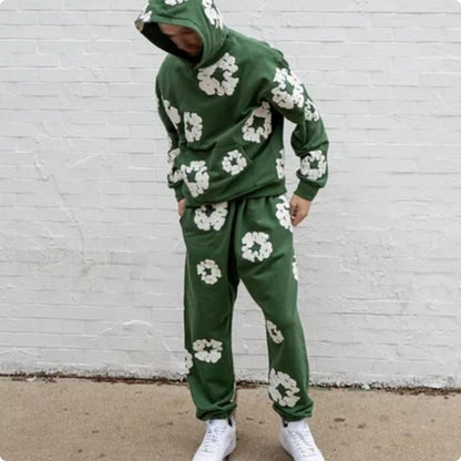 Denim Tears Cotton Wreath Tracksuit Green