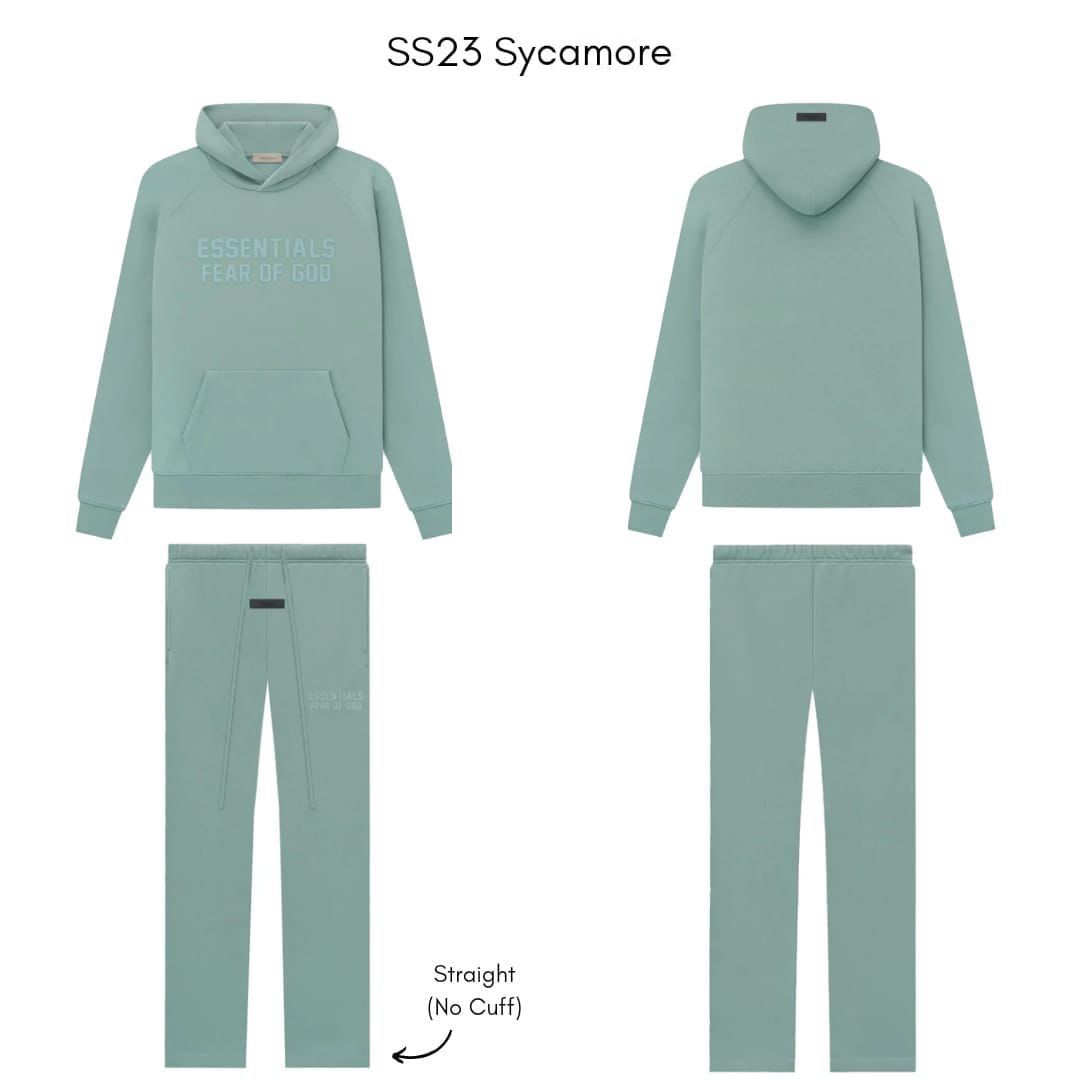 Fear of God Essentials Tracksuit Sycamore (SS23) - Premiergrails