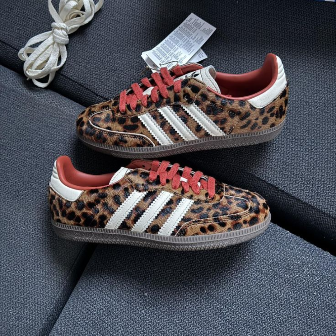 Adidas Samba Pre Loved Red Leopard Schoenen