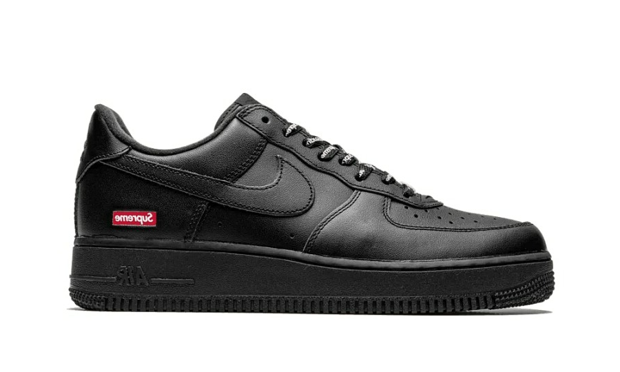 Nike Air Force 1 Supreme Black - Premiergrails