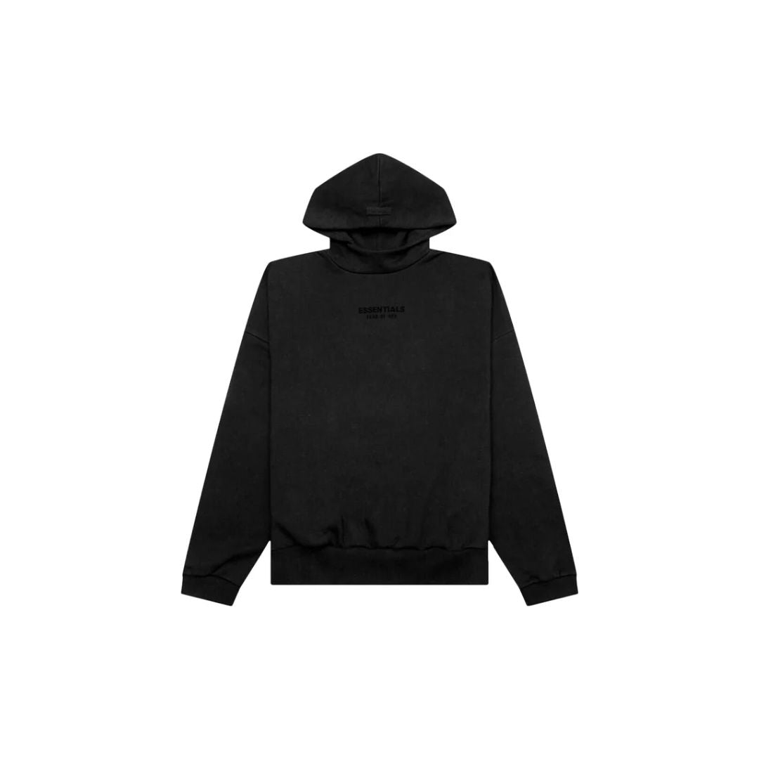 Fear of God Essentials Hoodie Jet Black (FW23)