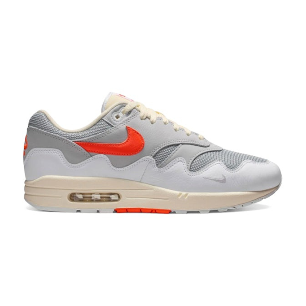 Patta x Nike Air Max 1 White Pure Platinum - Premiergrails