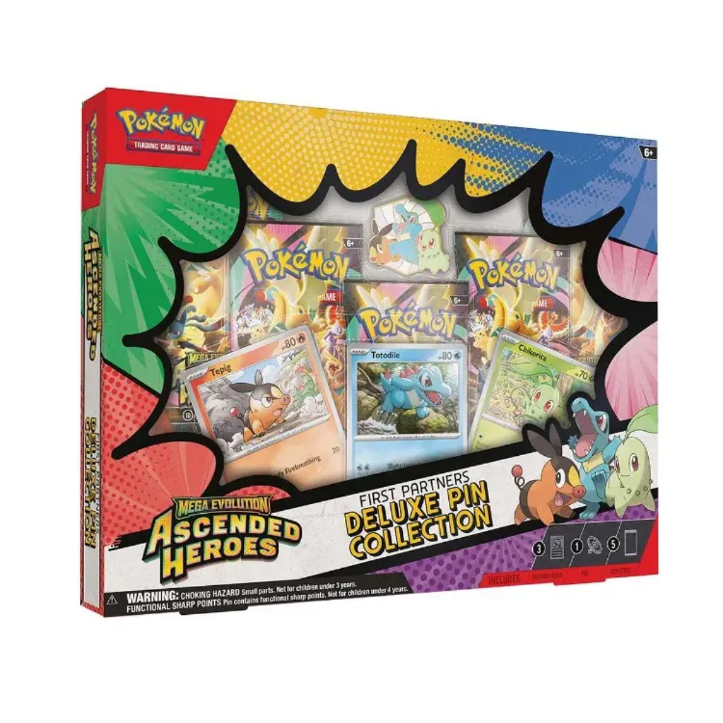 Pokémon Ascended Heroes First Partners Deluxe Pin Collection - Premiergrails