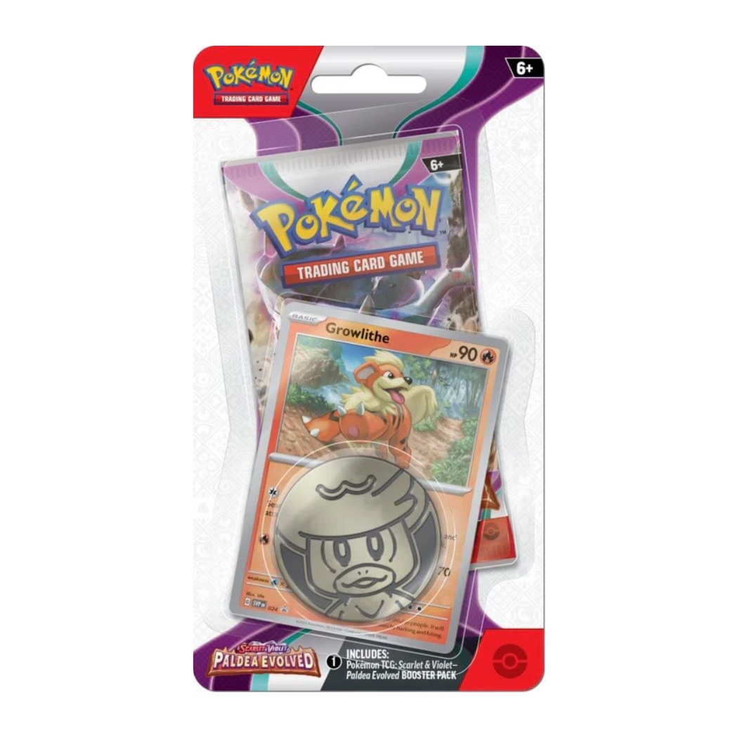 Pokémon Paldea Evolved Growlithe 1-Pack Blister