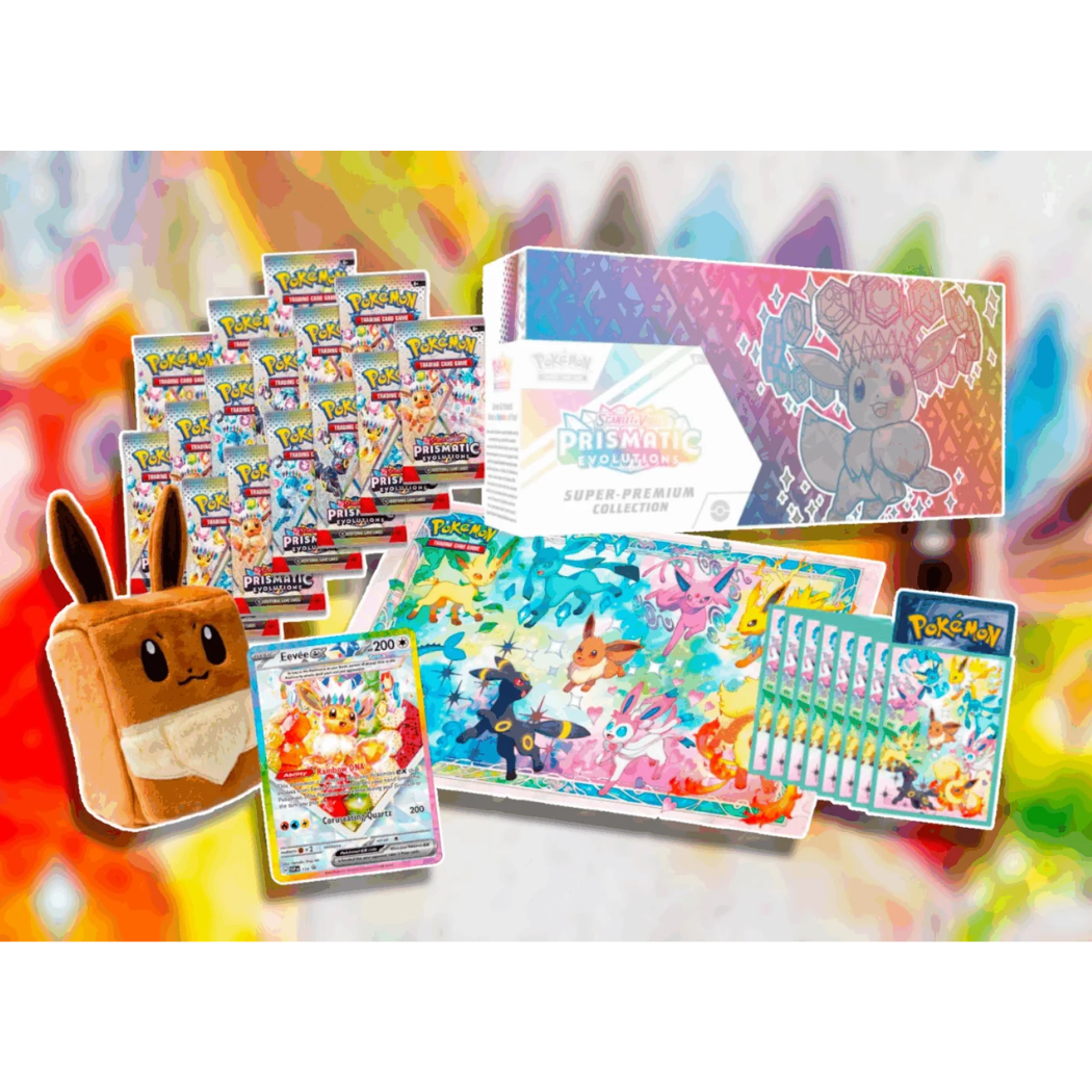 Pokemon Prismatic Evolution Super Premium Collection Content