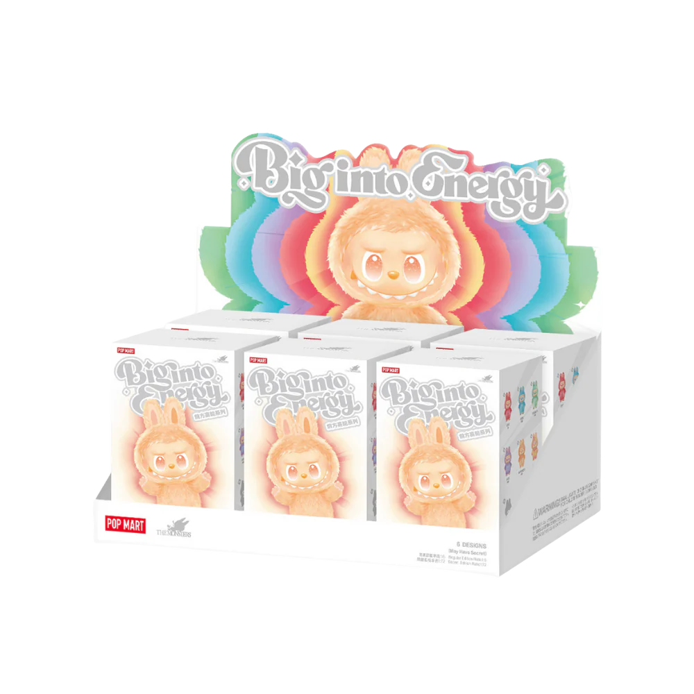 Pop Mart Labubu The Monsters Big Into Energy Vinyl Plush Pendant  - Blind Box