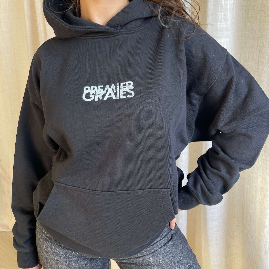 Premiergrails Faded Logo Hoodie - Premiergrails