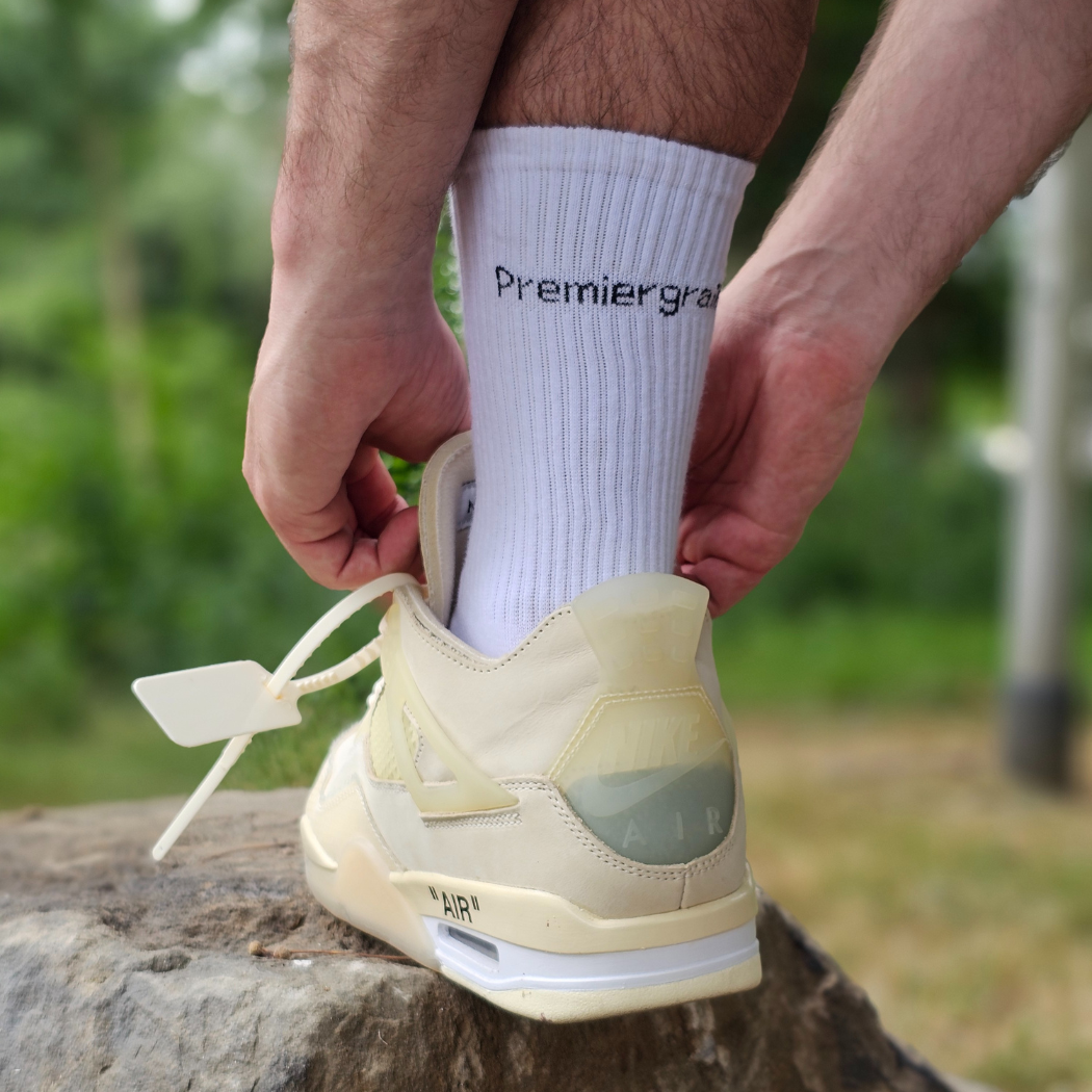 Premiergrails Sokken Wit Backside
