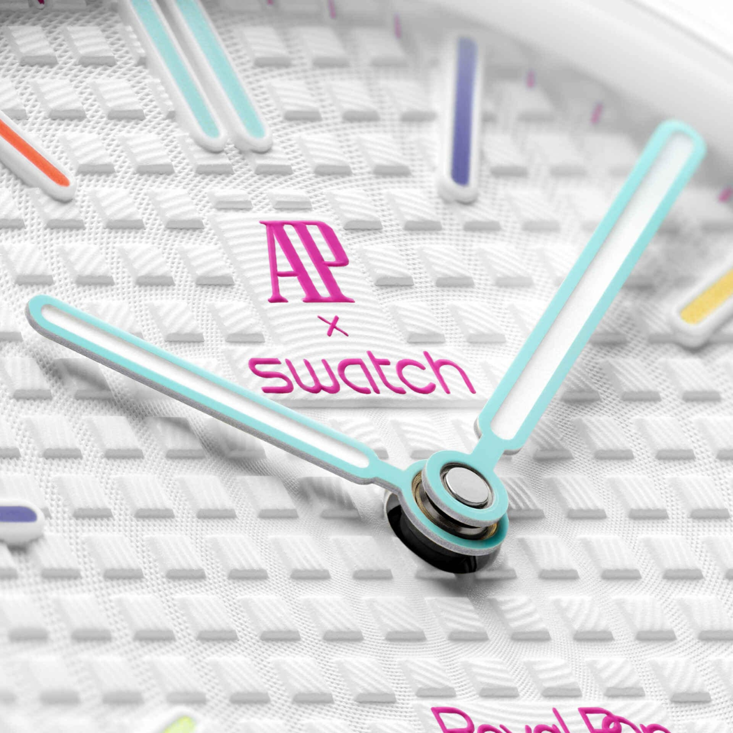 Swatch x Audemars Piquet Bioceramic Royal Pop Huit Blanc - Premiergrails
