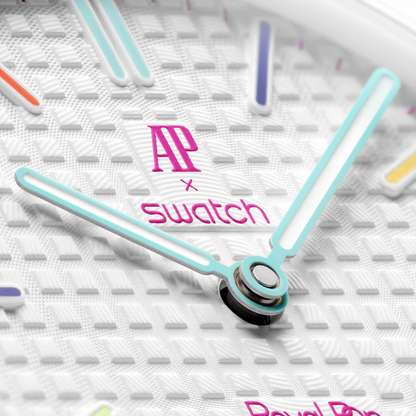 Swatch x Audemars Piquet Bioceramic Royal Pop Huit Blanc - Premiergrails