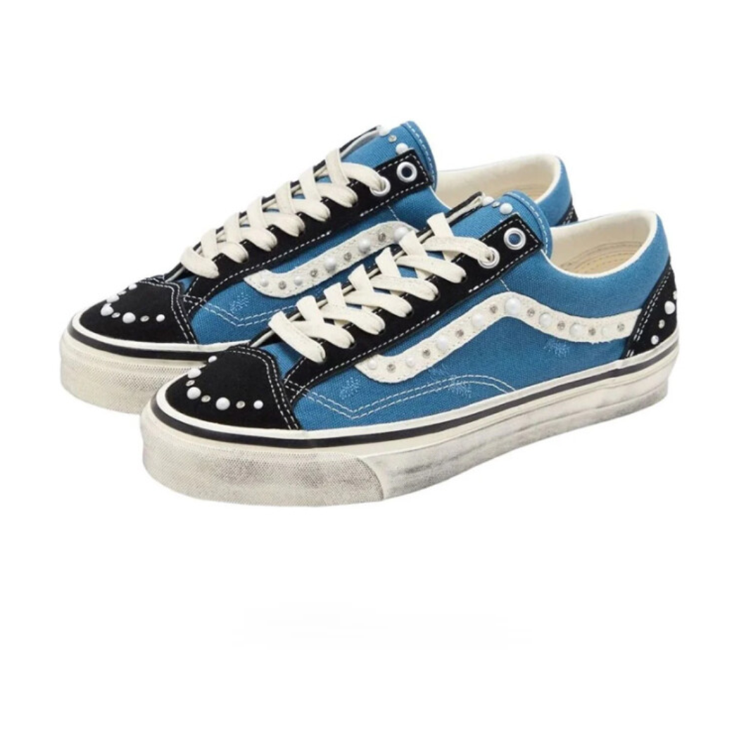 Vans LX Old Skool 36 Pearlized Pack Black Navy - Premiergrails