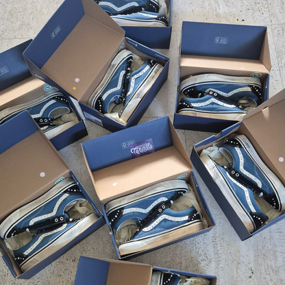 Vans LX Old Skool 36 Pearlized Pack Black Navy - Premiergrails
