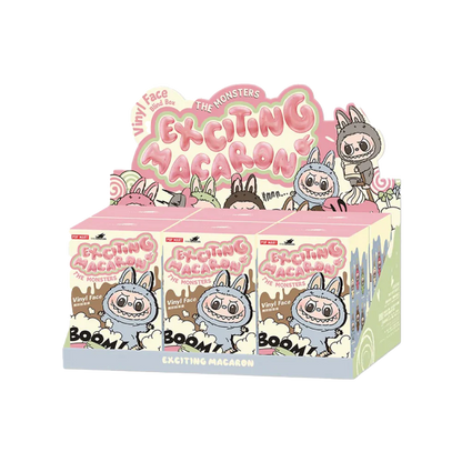 Pop Mart Labubu The Monsters Exciting Macaron Vinyl Face - Blind Box