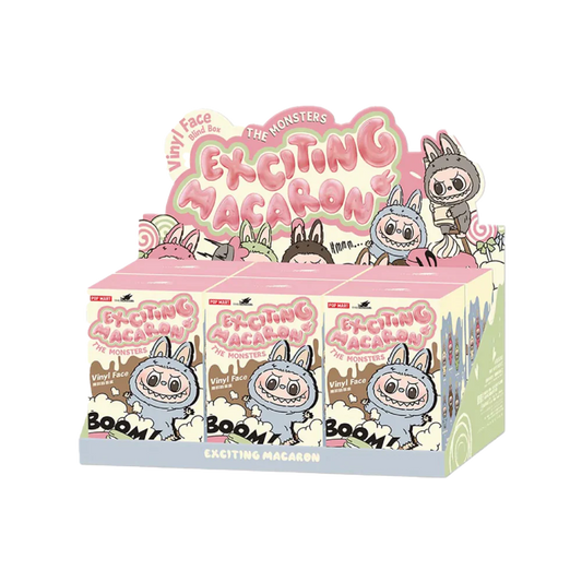 Pop Mart Labubu The Monsters Exciting Macaron Vinyl Face - Blind Box